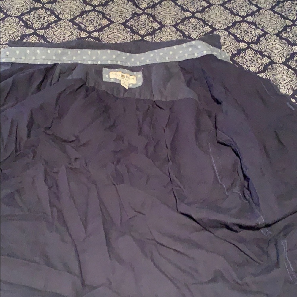 Club room blue button up casual